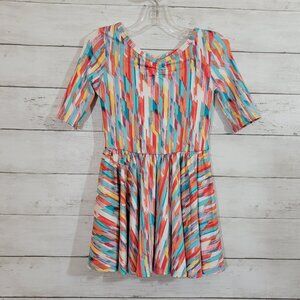 Dot Dot Smile Baby Girl Striped Print Ballerina Style Twirl Dress Summer Size 2T